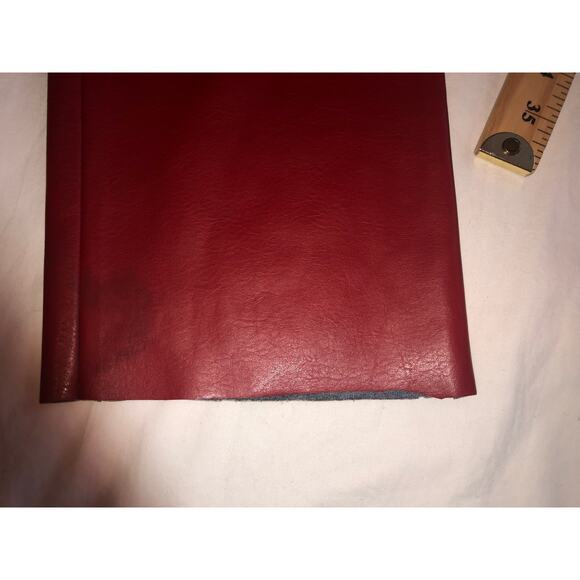 Vegan Leather Red Pants Size XS/S Teenflo Maurice Tarica Canada Lined Jeans - Picture 9 of 12